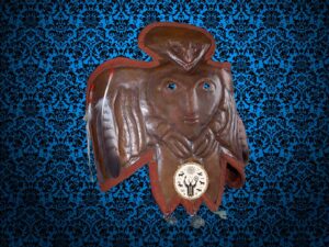 ritualnaya shamanskaya maska pem styl dusha