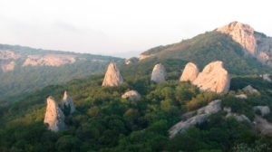 Храм Солнца в Крыму вид на лепестки