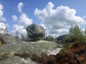 Осень гора Воттоваара сейд камни