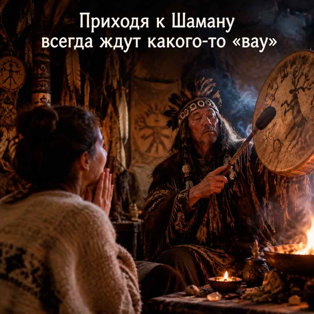 Приходя к шаману в москве