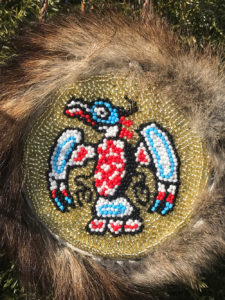 orel kondor iz bisera amulet