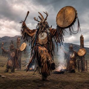ritual mask shamans