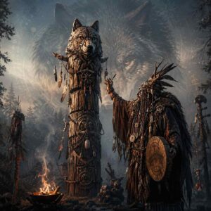 totem volka u shamana