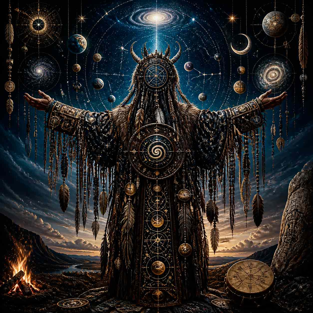 shaman kostume